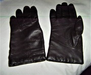 Rękawiczki skórzane z jednopalczaste