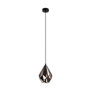 Lampa wisząca czarna Carlton 49997 EGLO