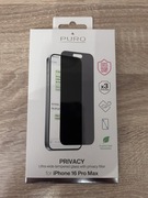 Szkło Hartowane PURO Privacy do iPhone 16 Pro Max