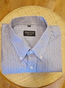 KOSZULA męska marki Saruccia rozmiar XL niebieskie paseczki zupełnie nowa 