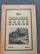 Spis poległych- żołnierzy pochowanych na cmentarzu Monte Cassino