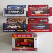 Samochody, modele Shell. 5 szt, stsn idealny.