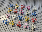 KLOCKI LEGO KWIATKI KWIATY CITY MIX ELEMENTY OD 1ZŁ LICYTACJA
