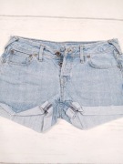 Szorty jeansowe Jack Wills W8 jasny denim krótkie spodenki damskie