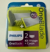 Philips OneBlade QP620 - 2 ostrza do twarzy i ciała, oryginalnre, nowe