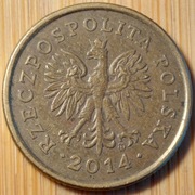 5 groszy 2014 MW (rzadka) 5 gr 2014 MW (emisja: 15 mln) (IV) 