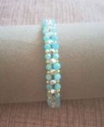 Bransoletka amazonit i hematyt