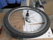 Koło tylne 26" Saiko VB26 + Shimano Acera FH-T3000 opona BTwin 26x2,0  36H