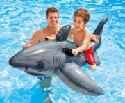 Dmuchany rekin zabawka do pływania dla dzieci i dorosłych