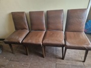 Zestaw 4 Krzesła - Stare Krzesła PRL