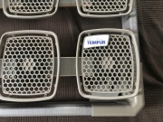 Stelaż Tempur Flex 90x200, konstrukcja ruchomych tarcz.