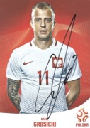 Kamil GROSICKI autograf! Oficjalna karta PZPN POLSKA 