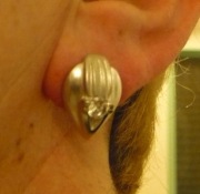 stare kolczyki srebro 925, sztyfty