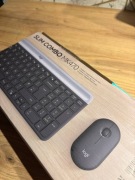 Logitech Slim Combo MK470 Klawiatura Mysz USB Wireless