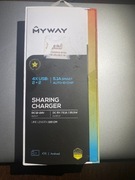 Inteligentna ładowarka samochodowa z przedłużaczem i 4 gniazdami USB