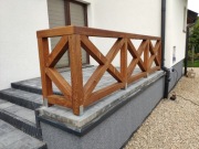 Balustrada drewniana Poręcze drewniane Śląskie