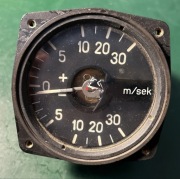 Przyrząd lotniczy wariometr skrzydełkowy szybowcowy PZL WRS-30C - sprawny