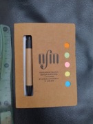 Nowy notatnik notes papierowy z długopisem 