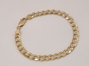 Złota bransoleta Pancerka