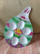 Talerz Na Jajka Jajczarka Patera 6 Jaj Wielkanoc Zając Kurczak Święta