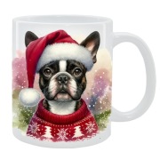 KUBEK Z PSEM Boston Terrier - IDEALNY PREZENT, PERSONALIZACJA,24H WYS