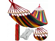 HAMAK JEDNOOSOBOWY STELAŻ PAŁĄK 80/200 HUŚTAWKA