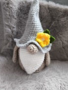 Skrzat  na szydełku , rękodzieło 