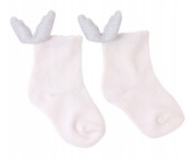 Skarpetki niemowle skrzydełka 9-12cm M aniołek święta sesja chrzest