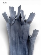 Zamek błyskawiczny kryty SAS 20cm #3, ciemnoniebieski.10 sztuk