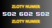 Złoty numer 502 602 502