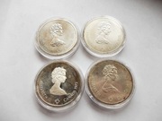 Kanada, 4 x 10 dolarów Montreal,194,4 gram, Ag  925, okazja !
