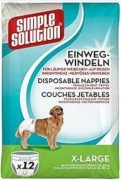 Simple Solution Pieluchy jednorazowe dla suczek XL 12szt.