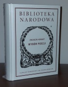 ZBIGNIEW HERBERT - Wybór Poezji. Biblioteka Narodowa