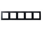 RAMKA PIĘCIOKROTNA OSPEL SZAFIR R-5Z/33 CZARNY 2656