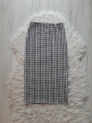 Topshop piękna spodnica midi w delikatną pepitkę XS 34