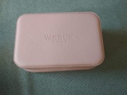 różowa szkatułka na biżuterię W. KRUK nowa