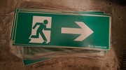 Naklejki wyjscie ewakuacyjne  30cm-15cm