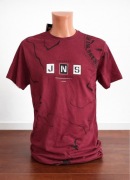 Koszulka męska M z nadrukiem – nowa – bawełna – casual T-shirt