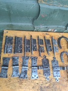 Zawiasy,  przedwojenne do drzwi podkowy