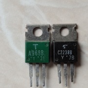 Tranzystory 2SA968 / 2SC2238  Toshiba