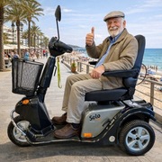 Skuter inwalidzki elektryczny SOLO COMFORT mega amortyzacja SZYBKI