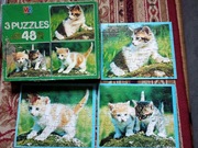 Puzzle kotki lata 80 