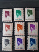 Rep. Indonezja(1961r.-nadruki)-zestaw 