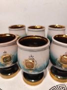 Kieliszki do wina z lat 80-tych 