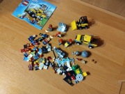 LEGO City mix 4200 + 60072 budowlańcy + figurki, klocki mieszane