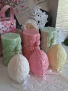 Dowolny zestaw świec wielkanocnych. Sojowe.