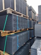 Kompletne ogrodzenie panelowe 2D 123cm 5/4/5 podmurówka łącznik betonowy 