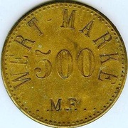 ŚLĄSK - WERT - MARKE 500 FEN MF mos śr. 35,5 mm  !!!