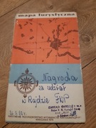Mapa turystyczna Ziemii Kłodzkiej 1975 rok