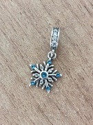 Charms zawieszka do bransoletki modułowej Śnieżynka Srebro